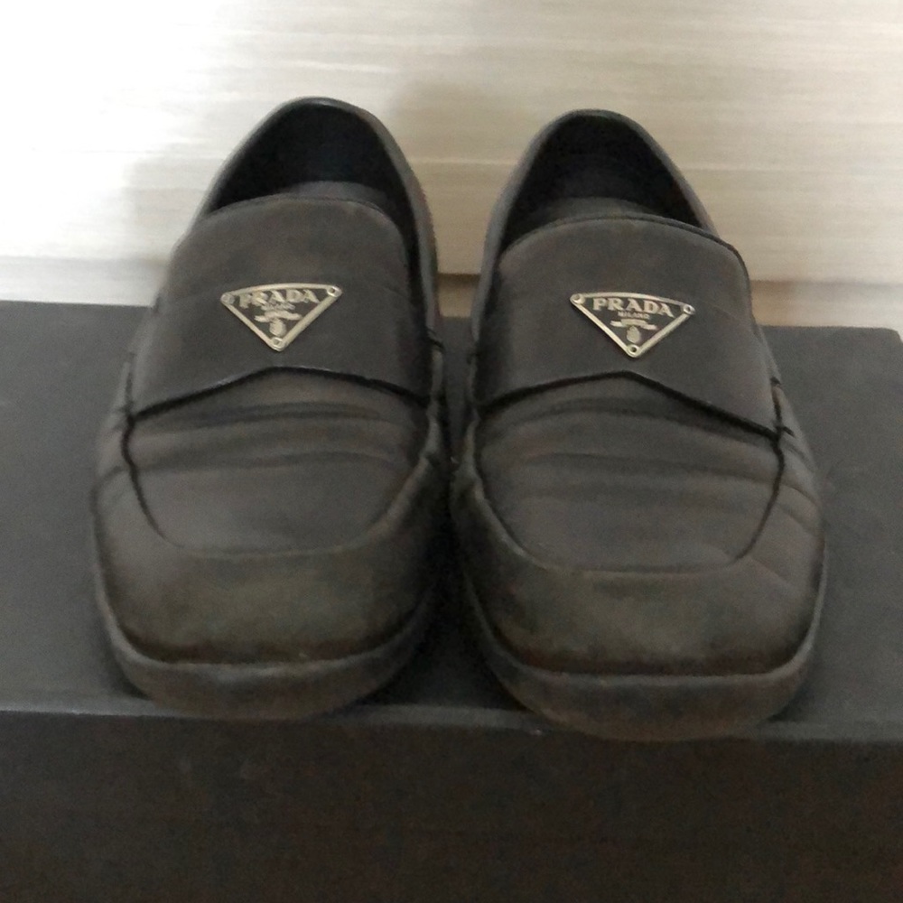 Black Prada loafers